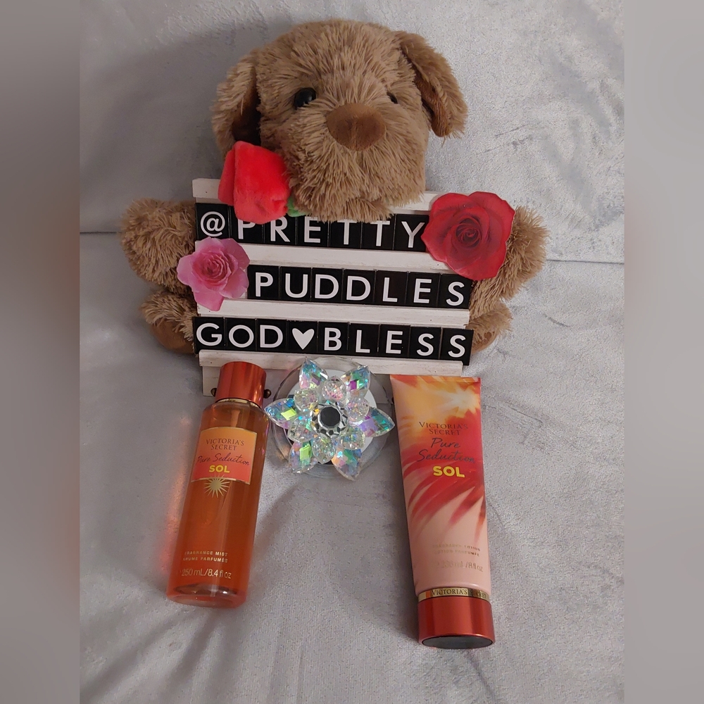 🎉 HP 🥂 ❤️‍🔥 2pc Victoria's Secret Pure Seduction SOL Mist & Lotion Set ❤️‍🔥